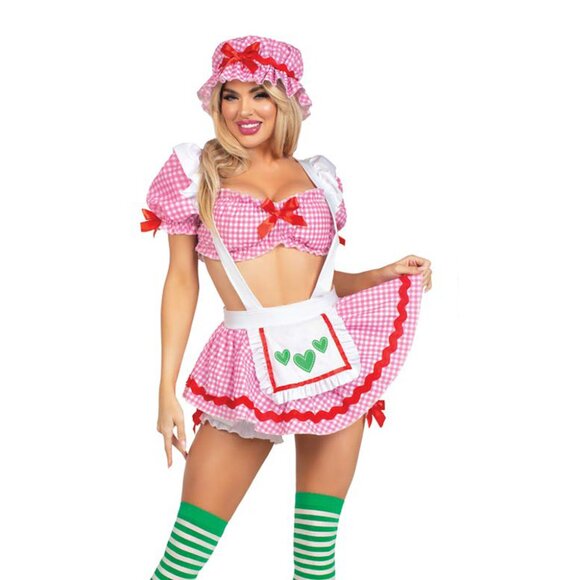 Three Pieces Berry Babe Costume Set